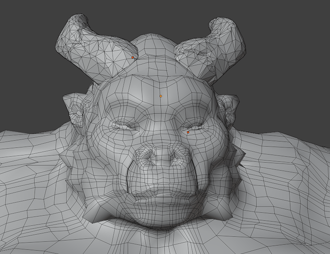 yeti retopo head