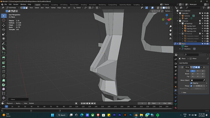 Nose problem - Ask - GameDev.tv