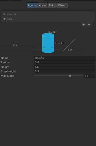 Horse NavMesh Agent final values