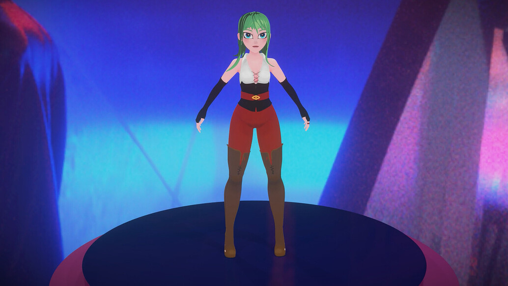 Anime Character - Time to get dressed (video) - Show - GameDev.tv
