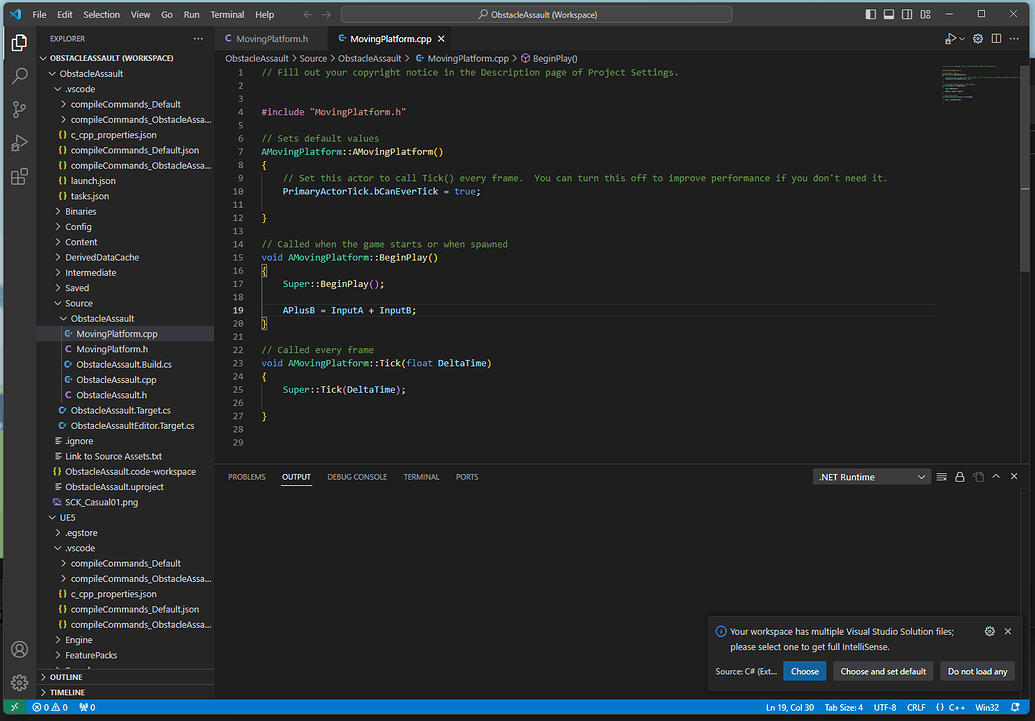 Visual Studio Code error 