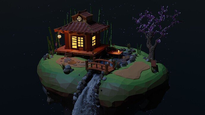 Low poly house 2