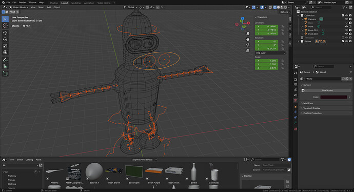 Bender - armature - 001