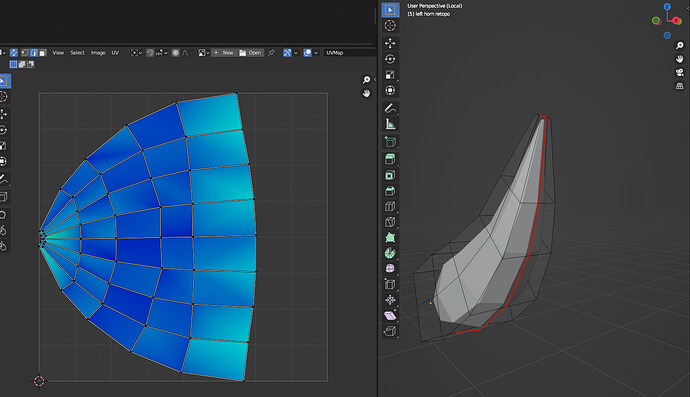 Horns UV-Unwrapping