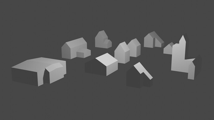 Video 11 - simple houses render