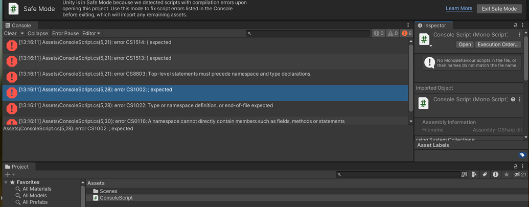 Unity Coding Issue - Ask - GameDev.tv