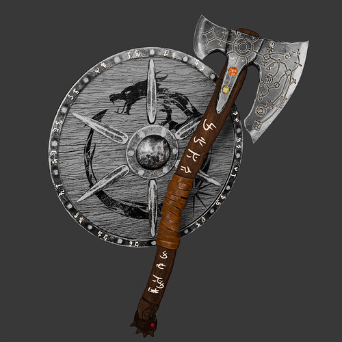 shield axe