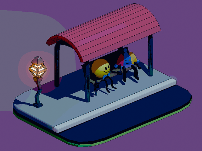 Smiley and Jester Orthographic
