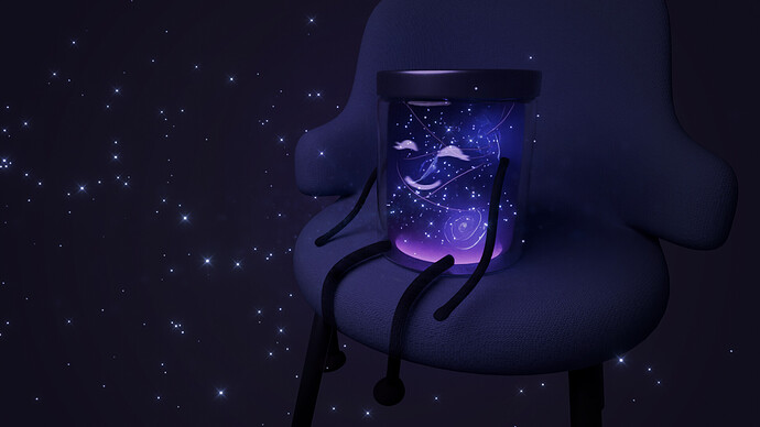 Galaxy jar character Seat