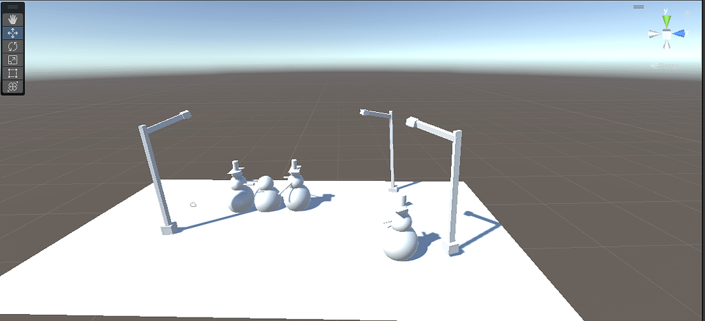 Snow man building another snowman! - Show - GameDev.tv