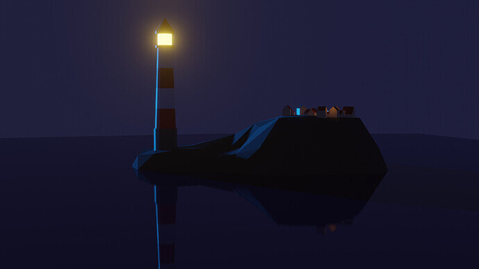 Lighthouse island