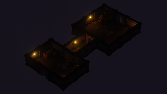 modular dungeon overview render