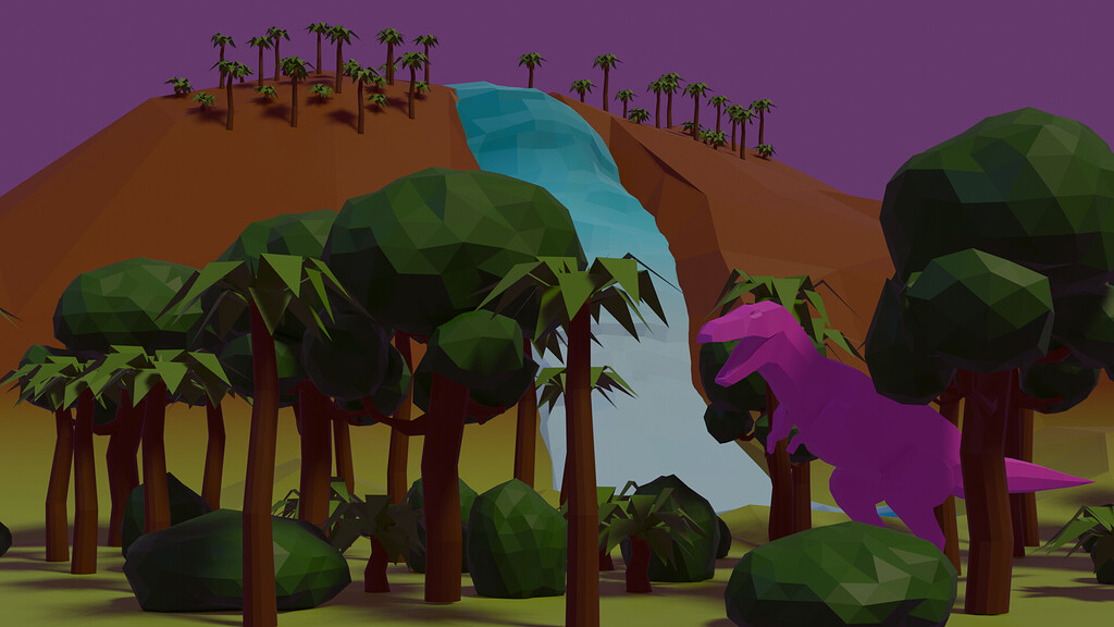 Low Poly Dino - Show - GameDev.tv