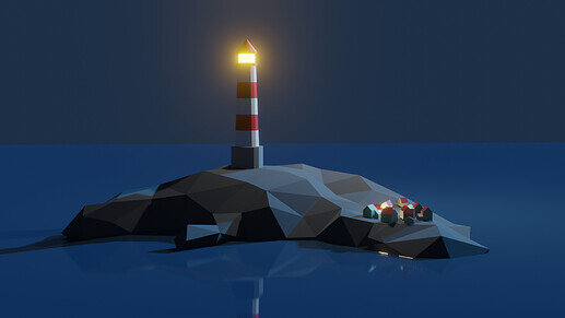 Lighthouse island