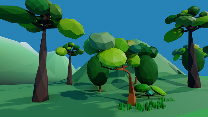 low poly landscape_5