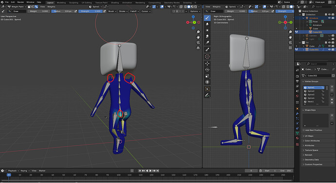 Weight Paint problem-2