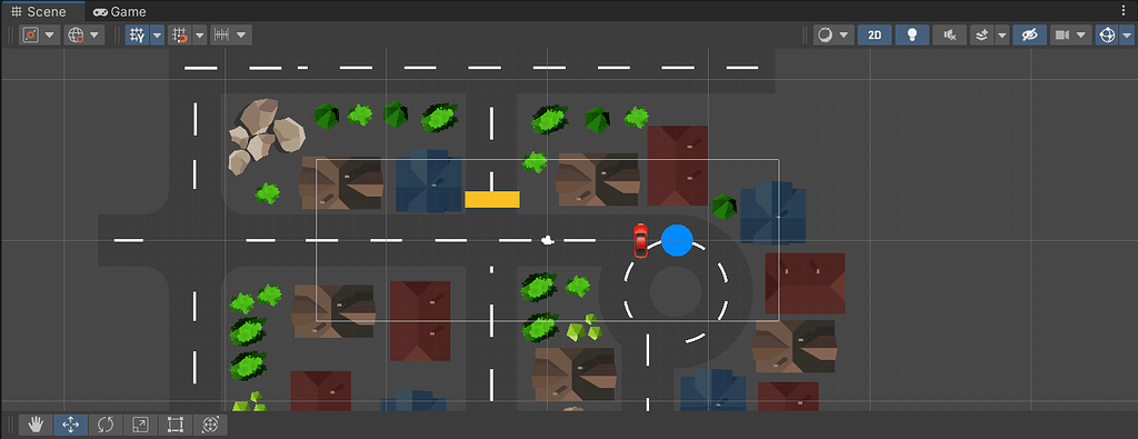Screenshot of basic map layout - Show - GameDev.tv