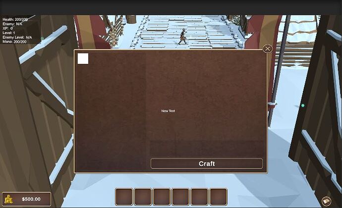 New Crafting UI