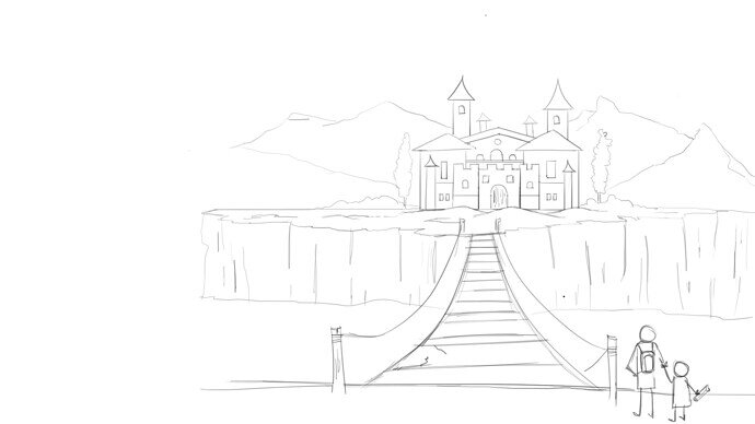 castle sketch