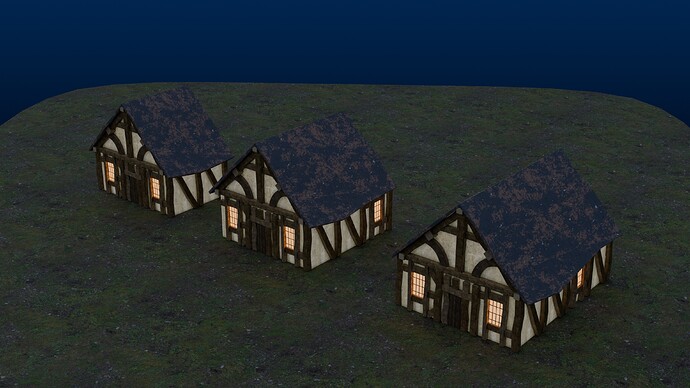 2 3 and 4 long roof modules render