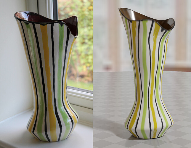 Vase 1950s compare