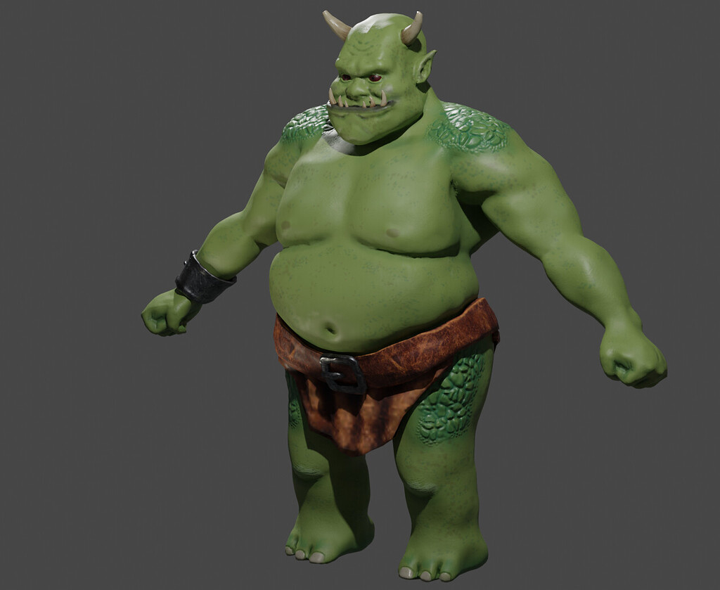 Ogre ready for animation - Show - GameDev.tv