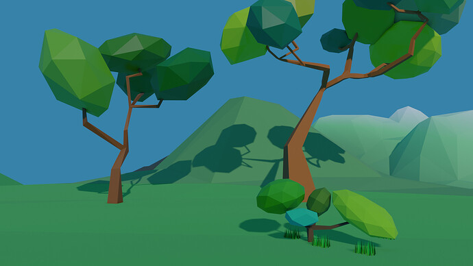 low poly landscape_2