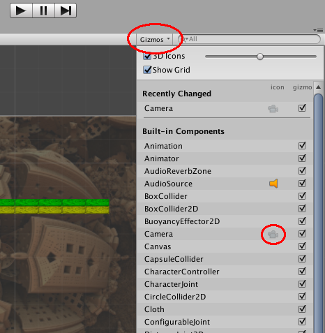How can I turn off gameobjects icons in camera view? - Questions & Answers  - Unity Discussions
