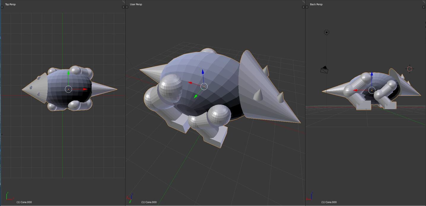 First post here. From drawing- to box modeled in blender - Talk ...