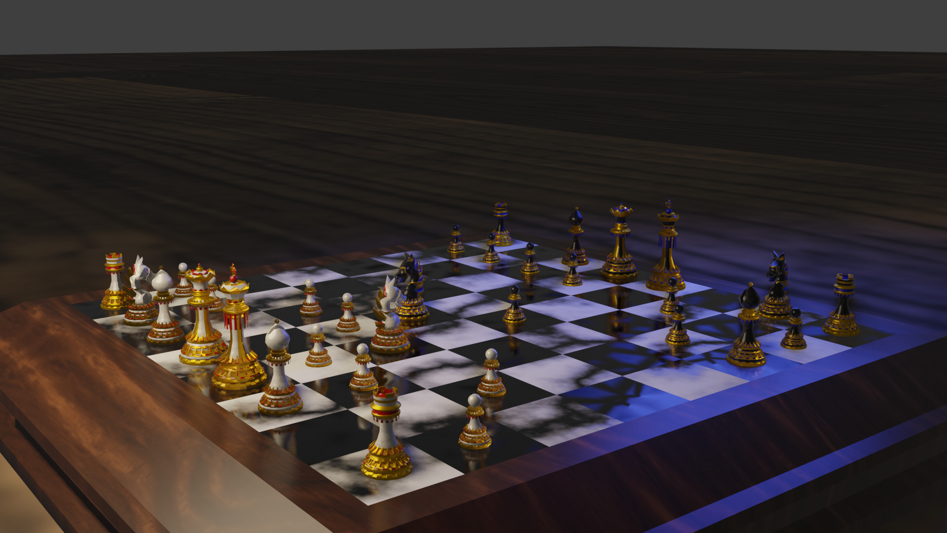 Mythical Chess Set - Rook - Yggdrasil - Show - GameDev.tv