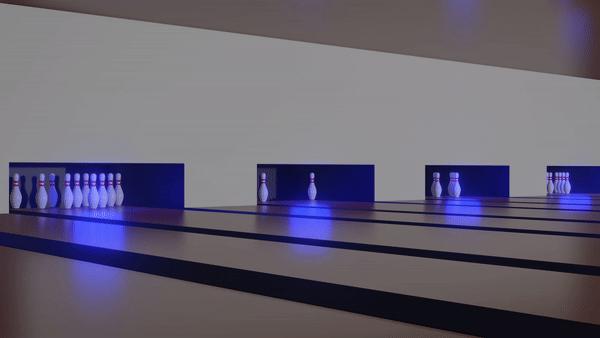 Animated Bowling Scene