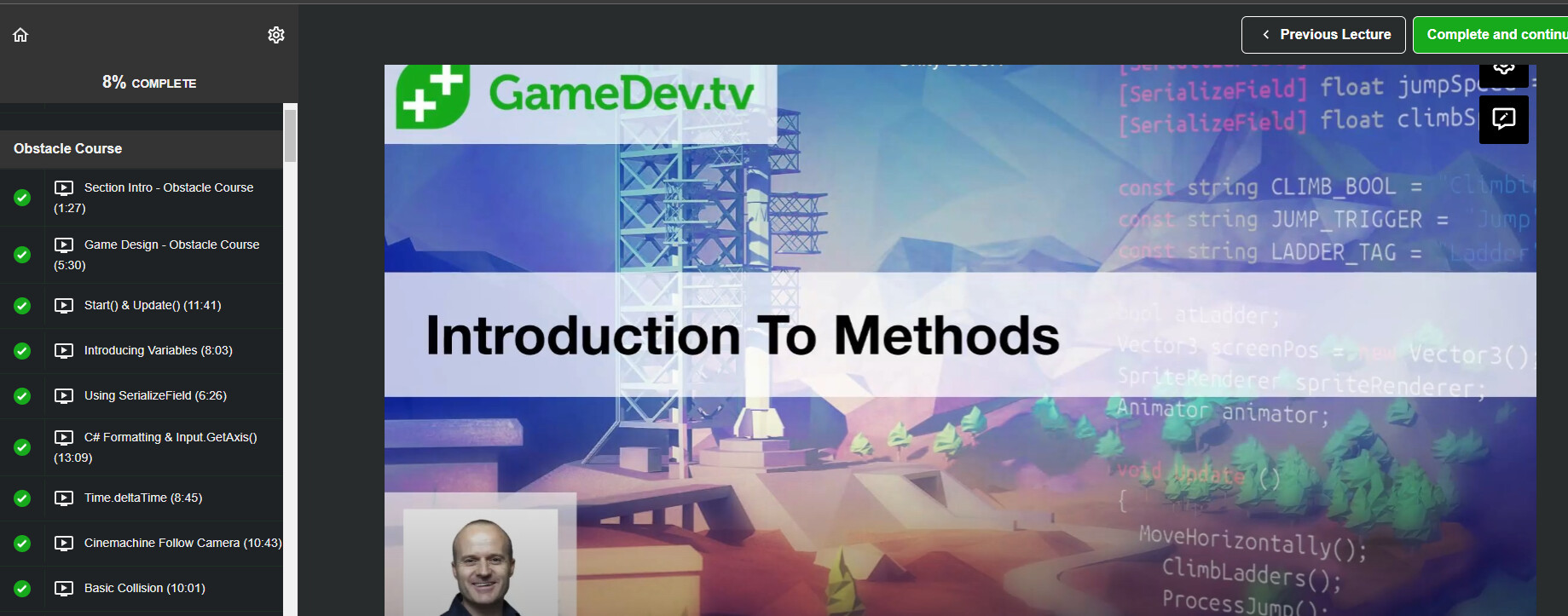I lost all my progress - Ask - GameDev.tv