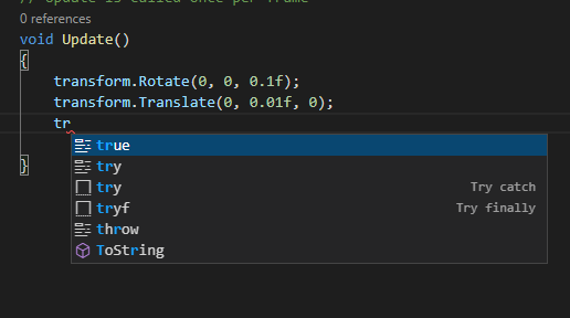 visual studio 2022 unity intellisense not working