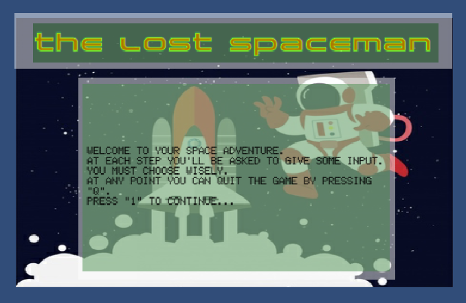 the lost spaceman