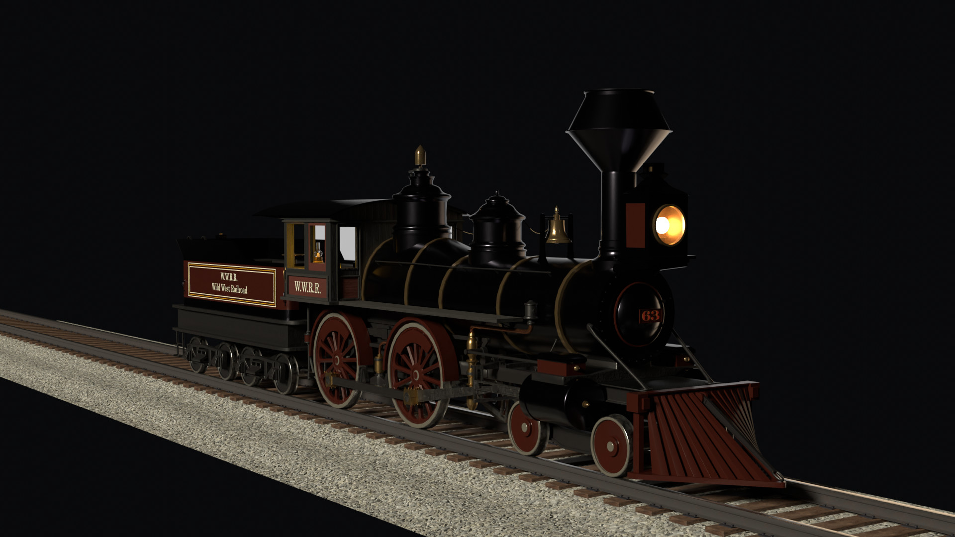 First Project Render - Steam Locomotive - Show - GameDev.tv