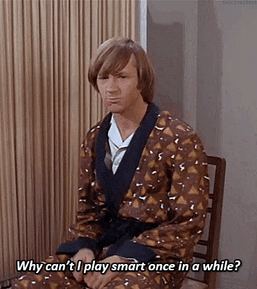 The Monkees GIF, Peter_ Why can't I play smart once in a while_, from 'The Case of The Missing Monkee' episode #themonkees #gif #PeterTork #gif (1)