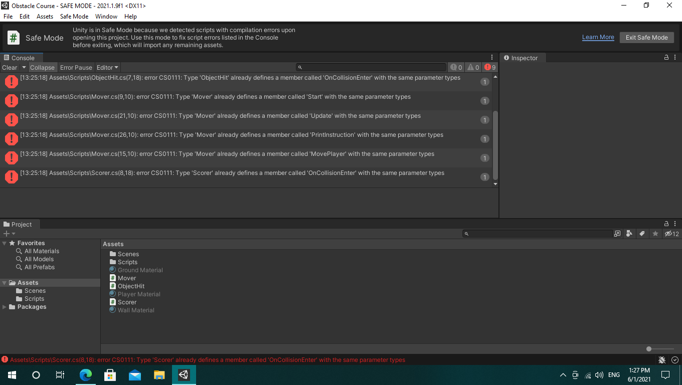 I am getting this error - Ask - GameDev.tv