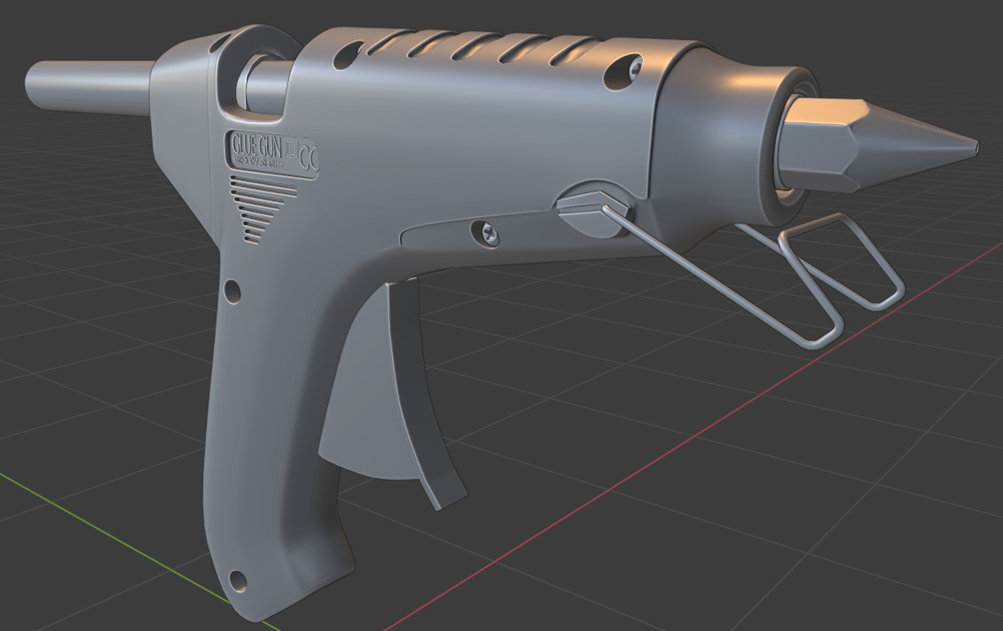 Glue Gun 3D model