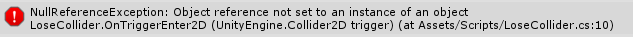 UnityError