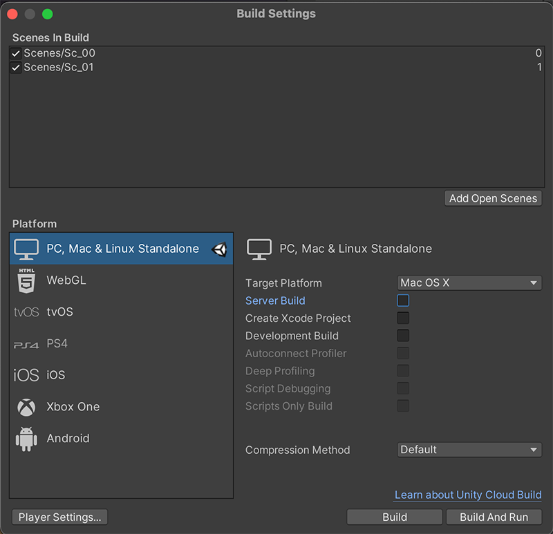 Can t Publish Build To A Folder On Mac Ask GameDev tv