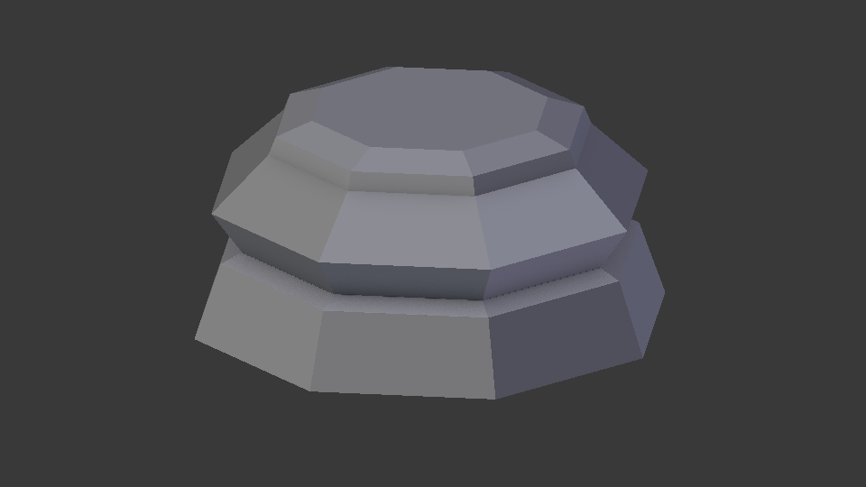 Chess Piece Base (low poly)