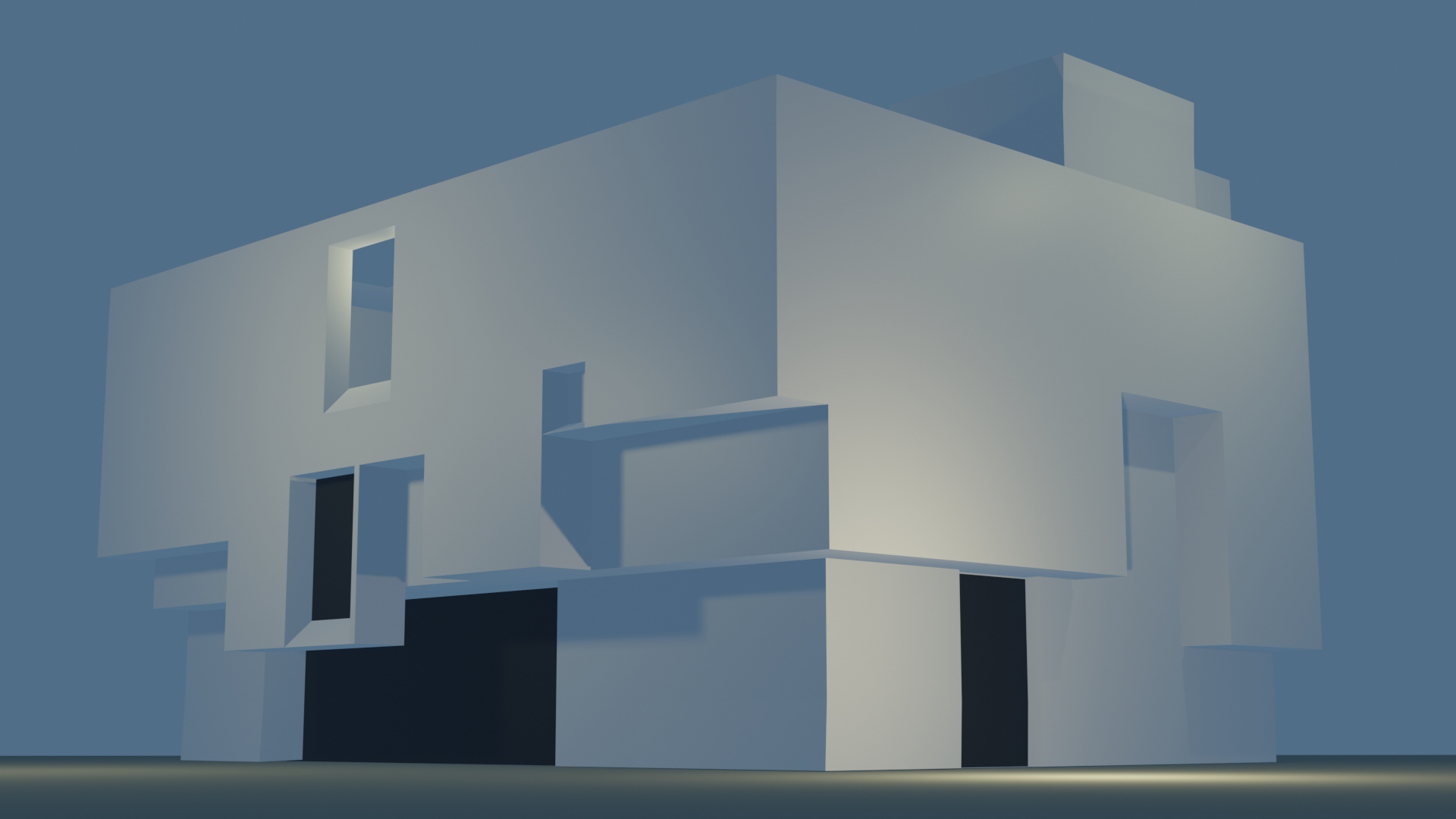 Section 2.24: Extruding Challenge - Brutalist building - Show - GameDev.tv