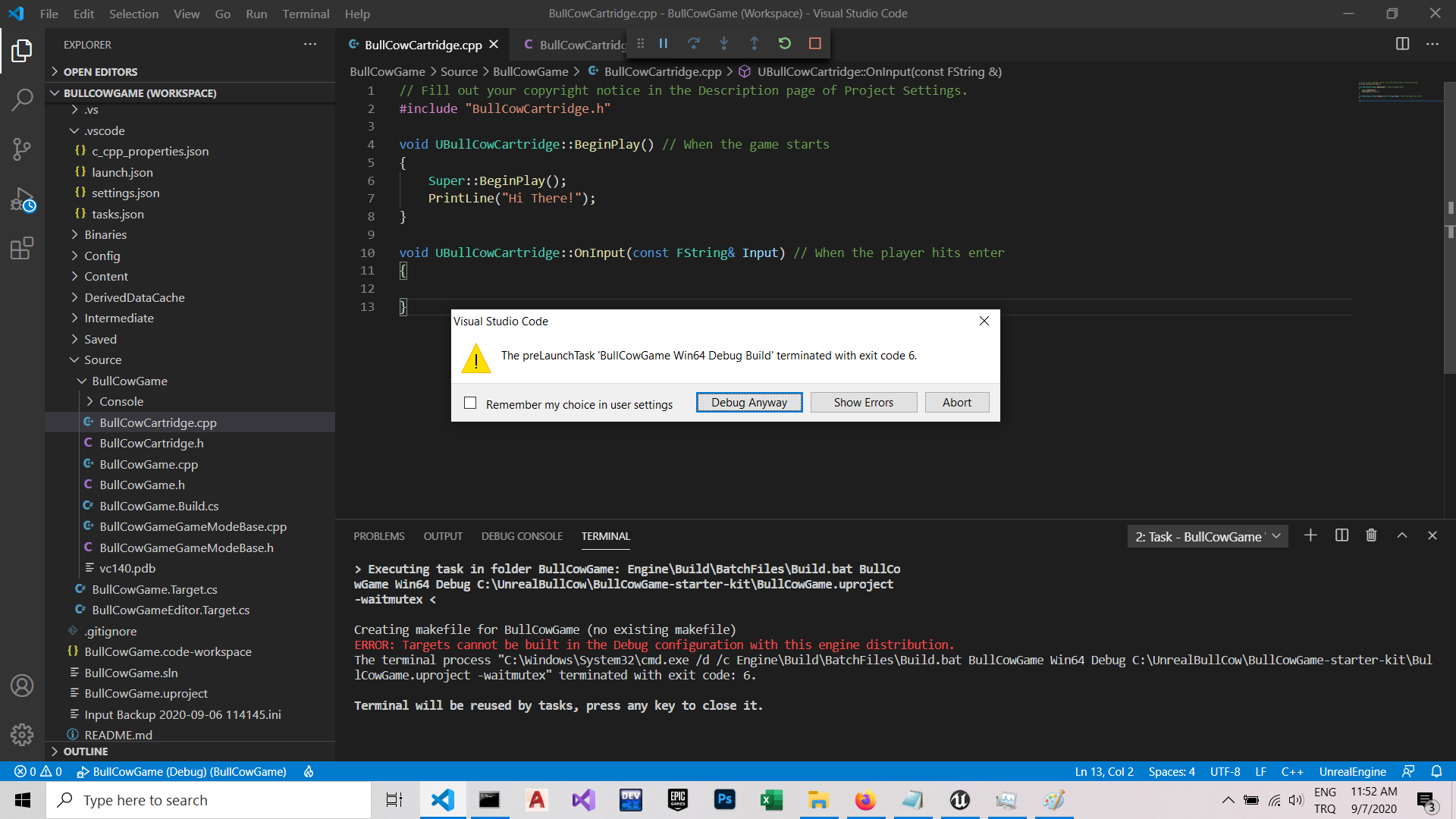 Unreal Engine 4.25.3 crushes when it is compiled and clicked play - Ask ...