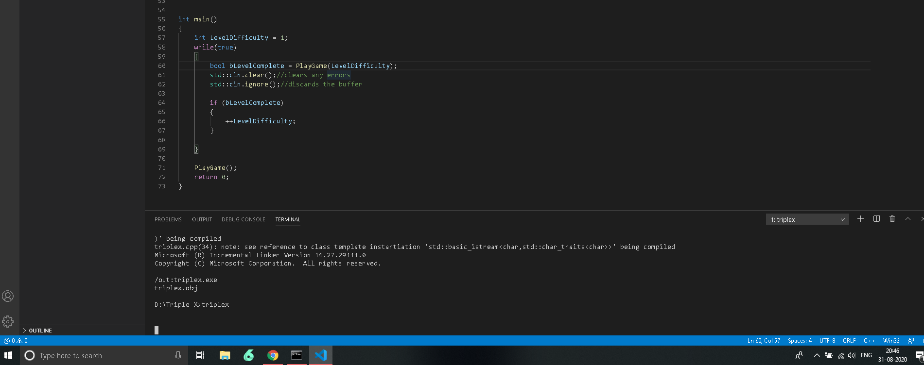 Can't run TripleX - Ask - GameDev.tv