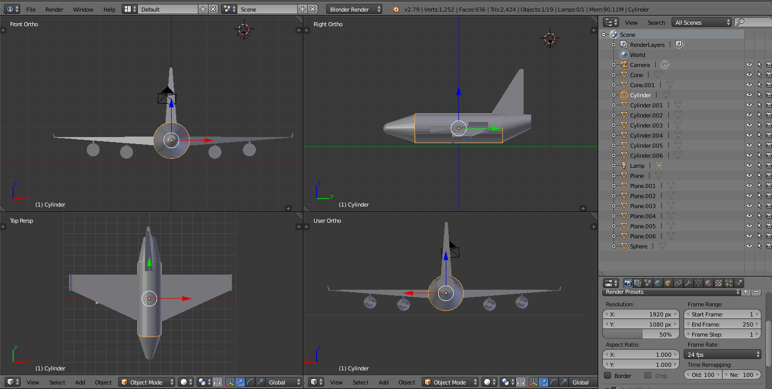 Lecture 27: Extruding in Blender: Attempted plane! - Talk - GameDev.tv