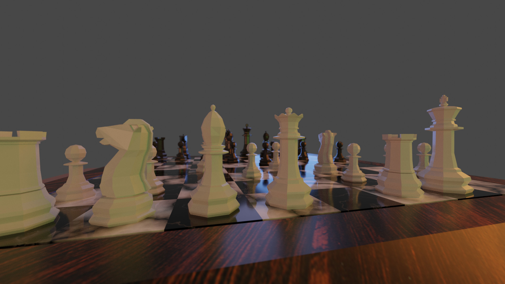 Low Poly Chess Set - Show - GameDev.tv