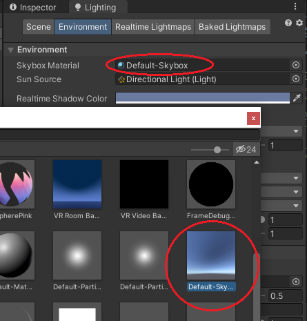 Unity - Default-Skybox solved