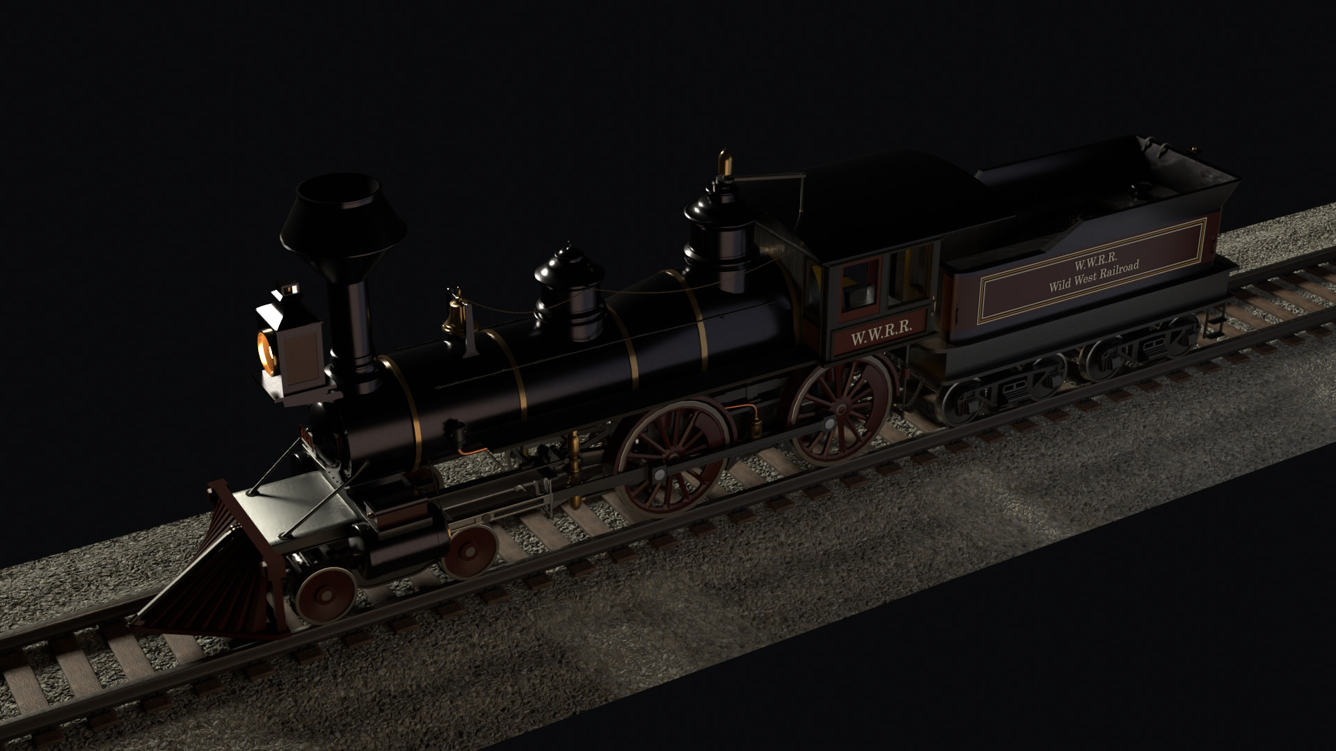 First Project Render - Steam Locomotive - Show - GameDev.tv