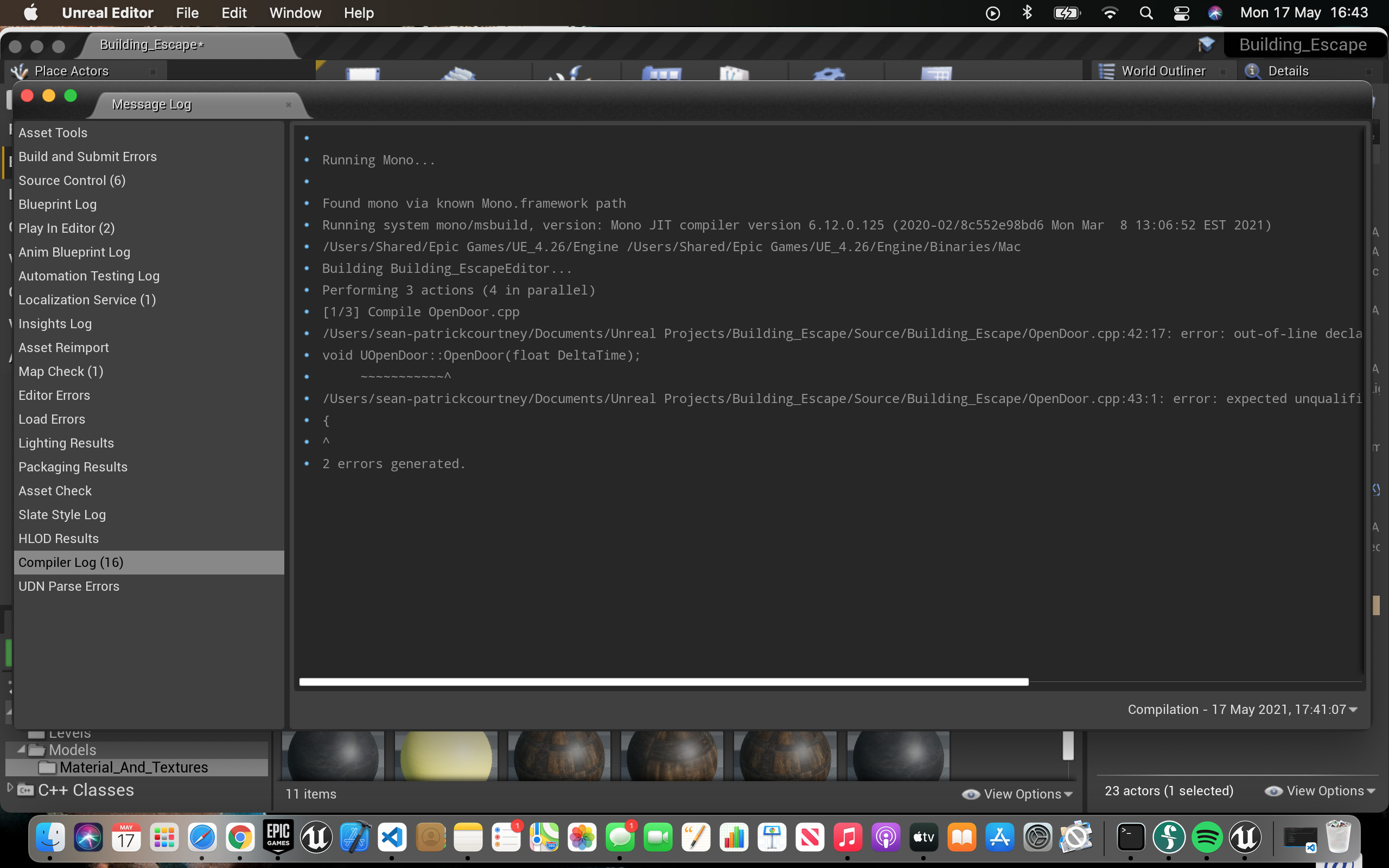 Issue with Unreal and VSCode - Ask - GameDev.tv