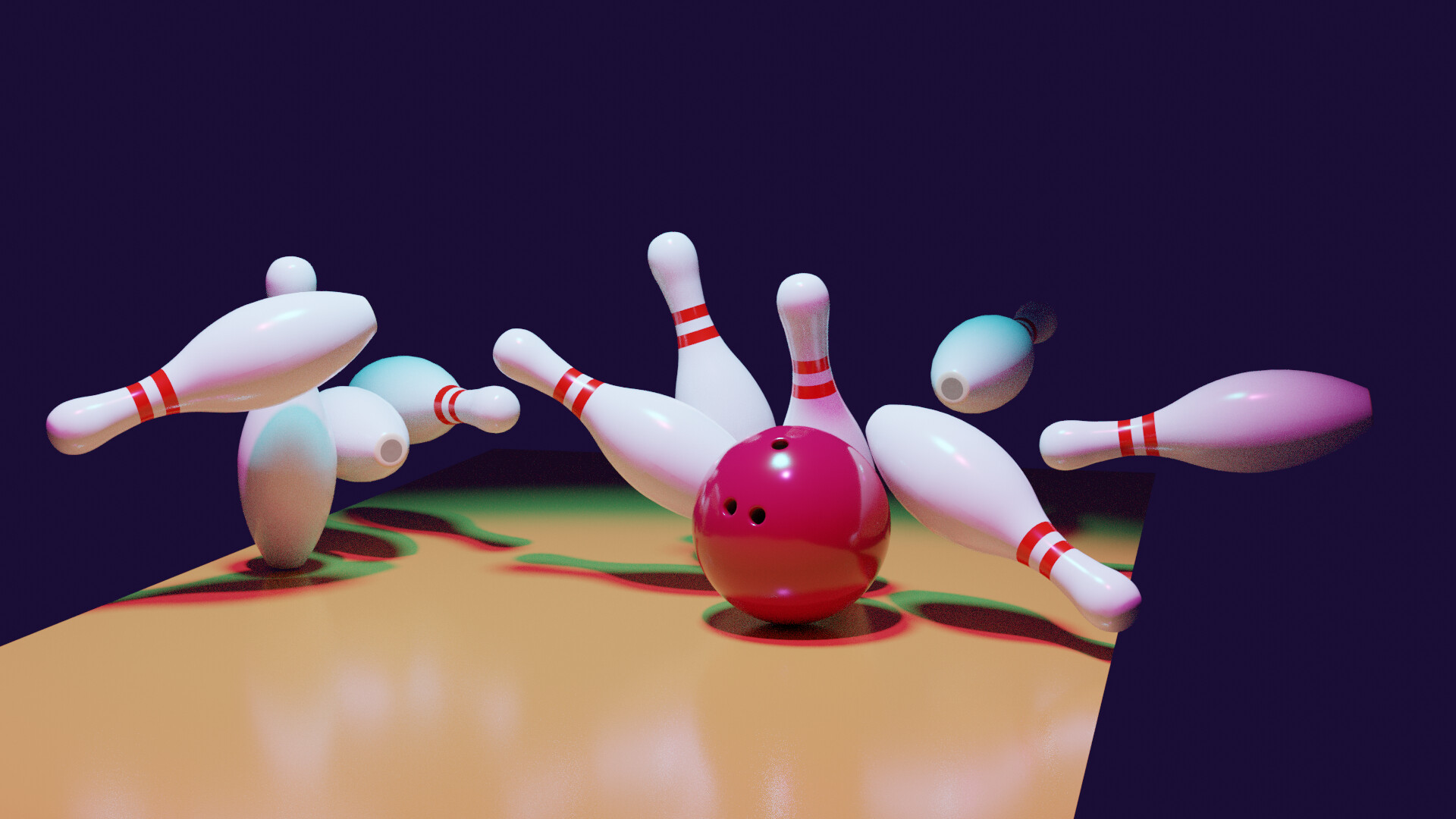 Funky lil bowling scene - Show - GameDev.tv